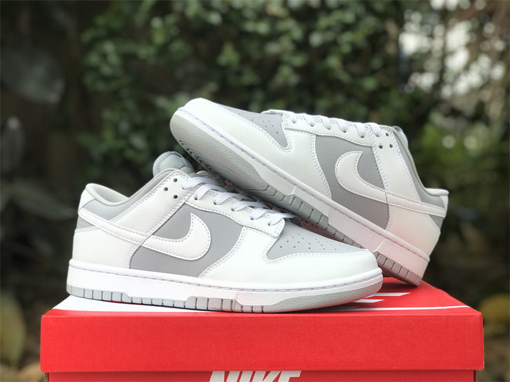 Nike two-tone luxury sneakers view 12 signature lace-up style