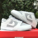 Nike two-tone luxury sneakers view 12 signature lace-up style
