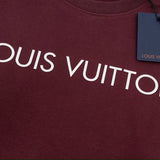 Flat lay presentation of Louis Vuitton luxury clothing with contemporary cut