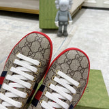 Gucci sneakers detailed view showing premium designer craftsmanship