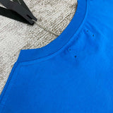 Close-up of Amiri t-shirt craftsmanship