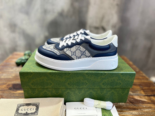 Gucci fresh white-and-black luxury sneakers view 11 sleek tonal finish