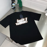 Back view of Louis Vuitton cotton t-shirt with monogram-inspired silhouette