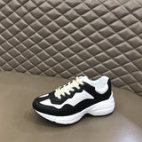 Gucci stone beige luxury sneakers view 6 bold athletic profile