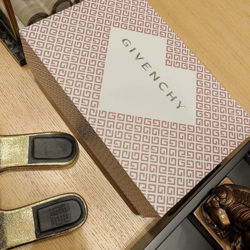 Givenchy Tan Block Heel Pumps - Sole Detail View