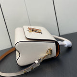  Understated satchel carried on shoulder 16