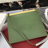 Close-up detail of everyday-luxe signature women's handbag – women's designer-style accessory