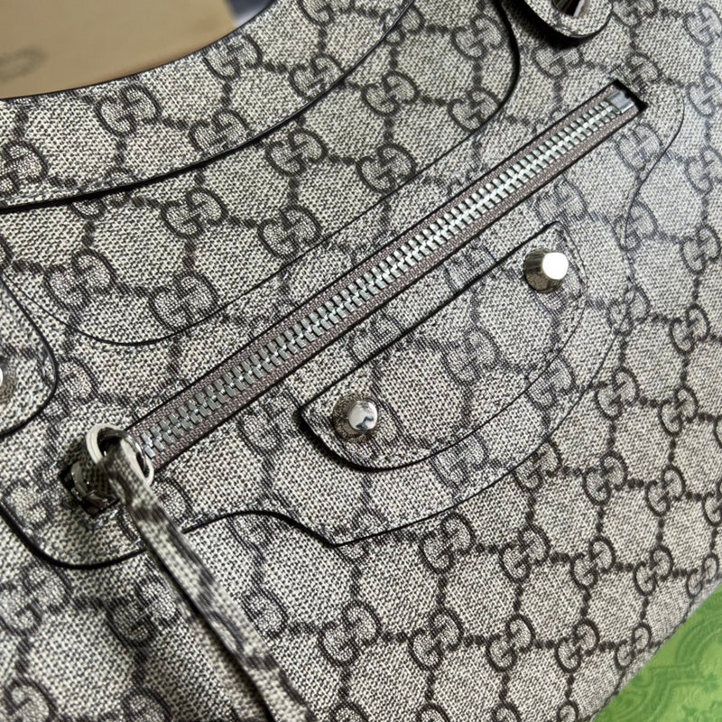 Top view of structured premium women's handbag – women's statement bag