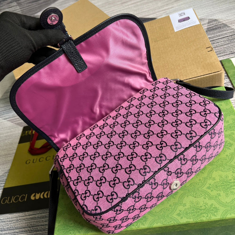 Back view of chic premium women's handbag – women's designer-style accessory