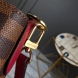 Handle and strap detail of premium statement women's handbag – women's luxury handbag