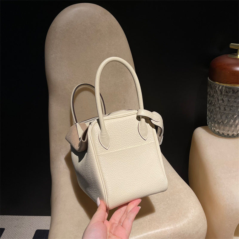 Tailored bag shown from front angle