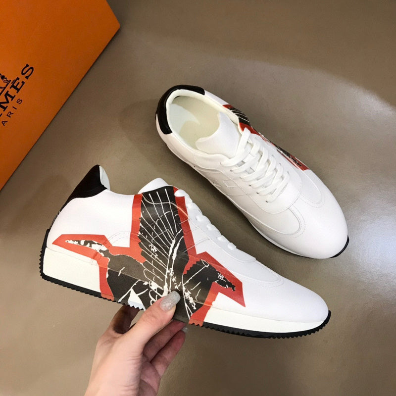 Hermès Tan Pointed-Toe Flats - Front View