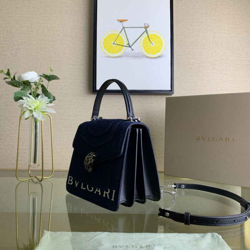 Classic Premium PU Leather Handbag - Refined Silhouette | Women's Luxury Handbag #1715 - profile view (image 12) of designer-inspired handbag