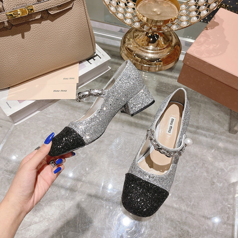 Miu Miu luxury shoes front view — premium authentic designer style