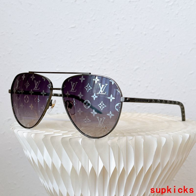 Front view of Louis Vuitton unisex sunglasses