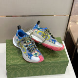 Gucci sneakers detailed view showing premium designer craftsmanship