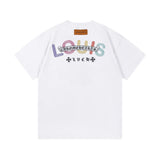 Side profile of Louis Vuitton cotton t-shirt with relaxed-fit cut