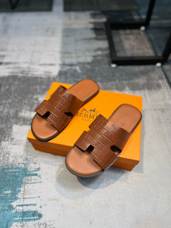 Hermes shoes Style 021 - logo and branding close-up