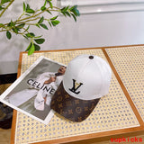 Close-up detail view of Louis Vuitton unisex cap