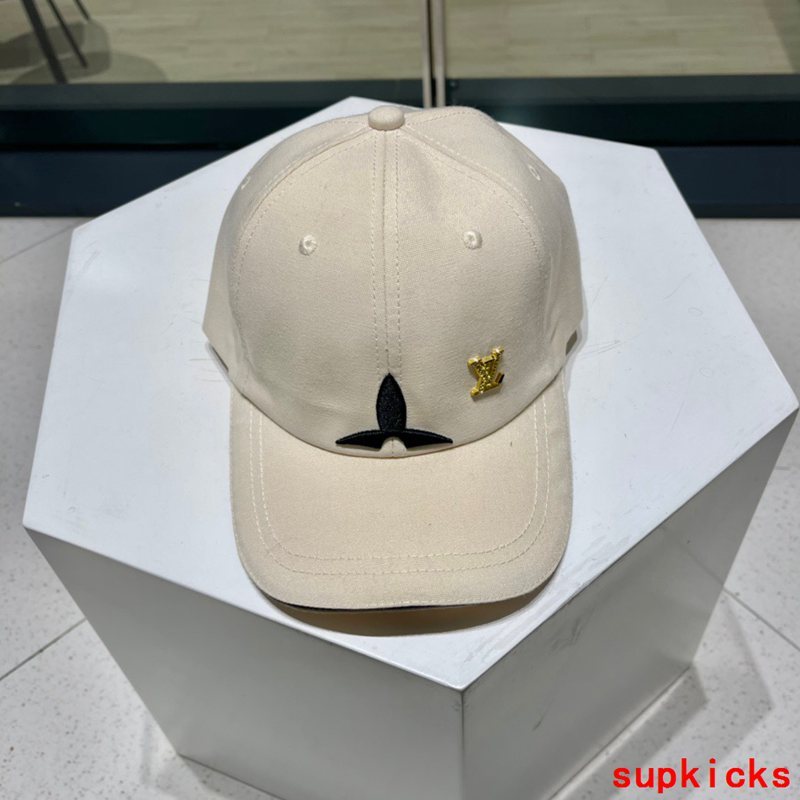 Close-up detail view of Louis Vuitton unisex cap