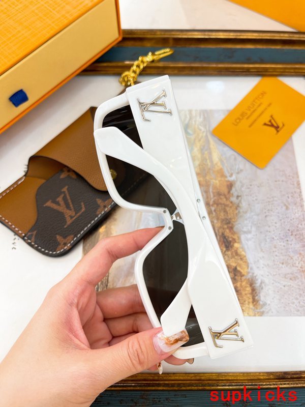 Angled view of Louis Vuitton unisex sunglasses