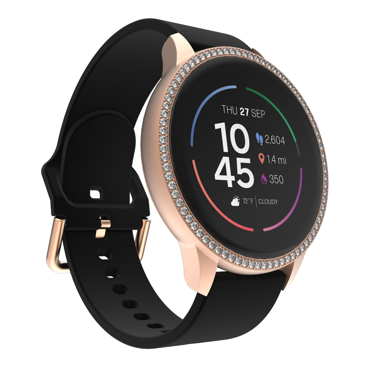 Side view of Designer unisex watch