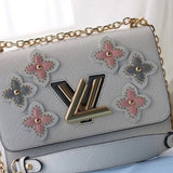 Back view of refined modern women's handbag – women's luxury accessory