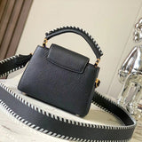Interior view of polished structured women's handbag – women's luxury accessory