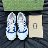 Gucci two-tone luxury sneakers view 10 breathable knit upper