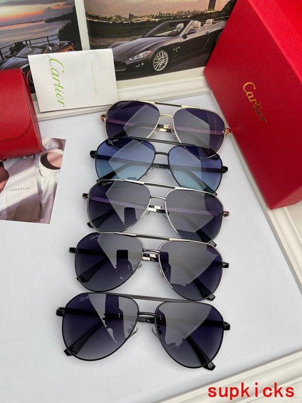 Lifestyle view of Cartier unisex sunglasses