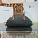 Front view of chic statement women's handbag – women's everyday handbag