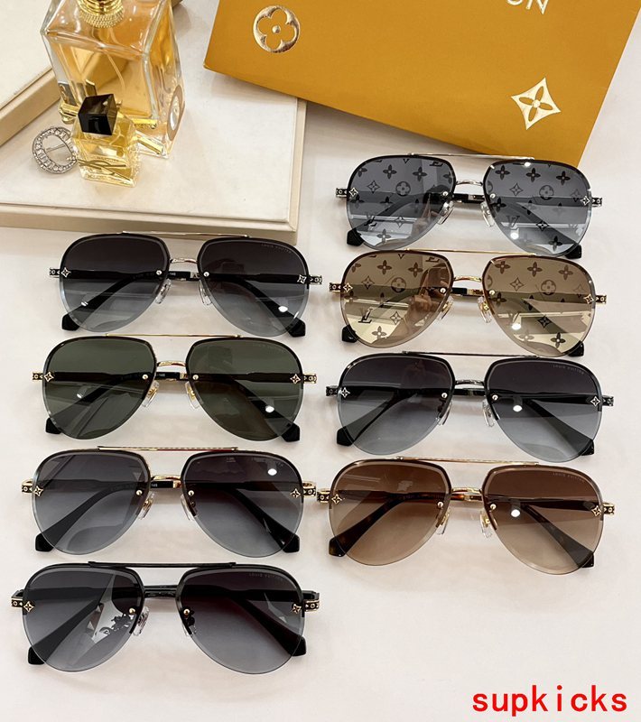 Lifestyle view of Louis Vuitton unisex sunglasses