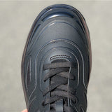 Balenciaga White Classic Ballet Flats - Heel Detail View