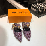Louis Vuitton shoes Style 206 - back heel detail