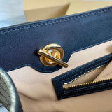 Side profile of refined elevated women's handbag – women's statement bag