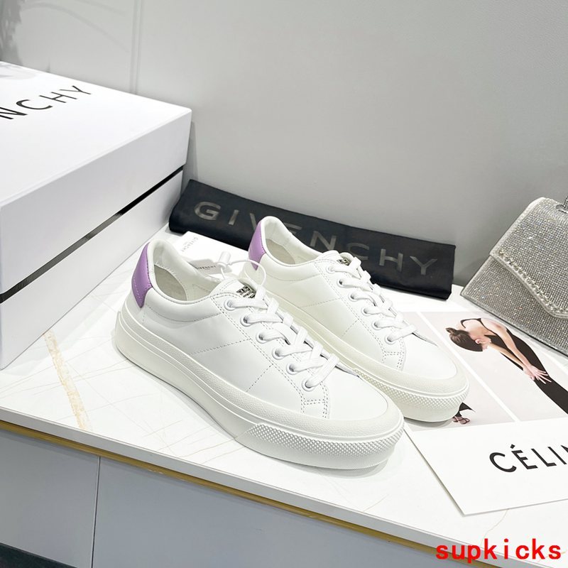 Givenchy Chocolate Brown Low-Top Sneakers - Close-Up Texture View