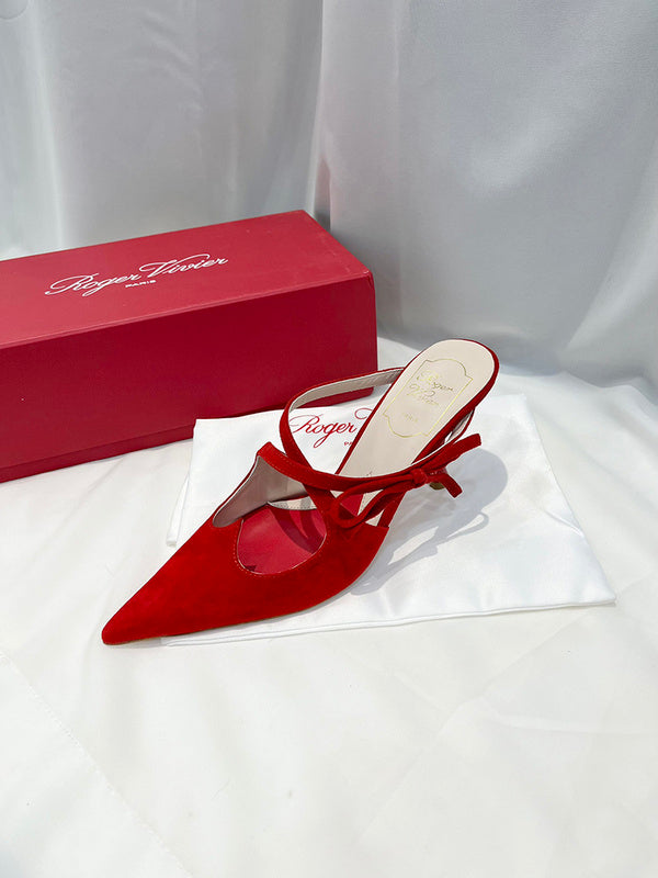 Roger Vivier luxury shoes back view — premium authentic designer style