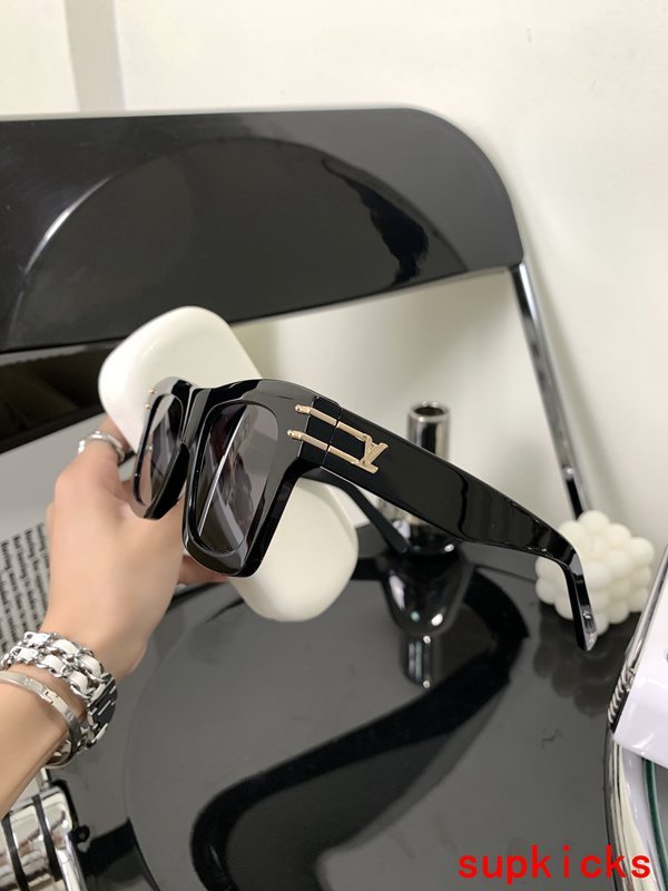 Front view of Louis Vuitton unisex sunglasses