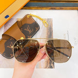 Angled view of Louis Vuitton unisex sunglasses