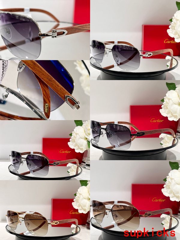 Lifestyle view of Cartier unisex sunglasses