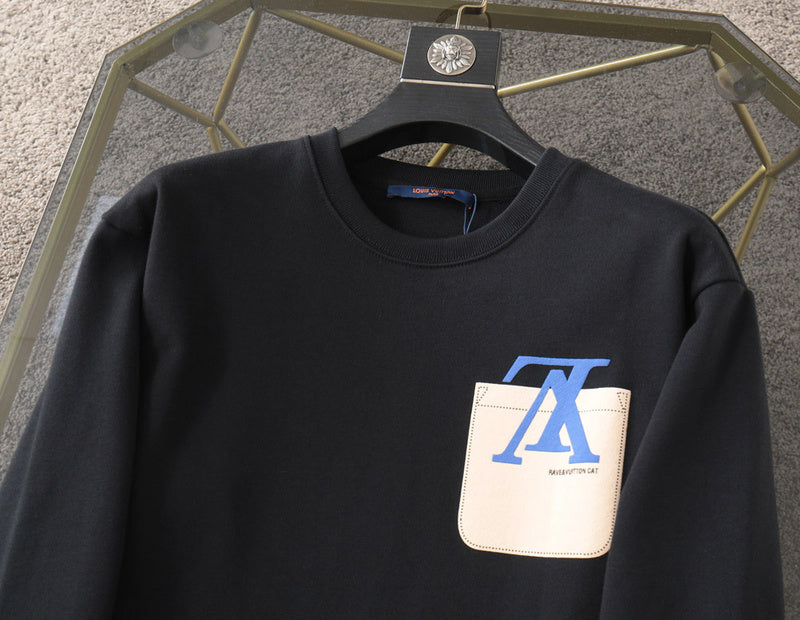 Full styled look of Louis Vuitton luxury clothing with tailored silhouette
