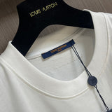 Front view of Louis Vuitton cotton t-shirt with logo-detail design