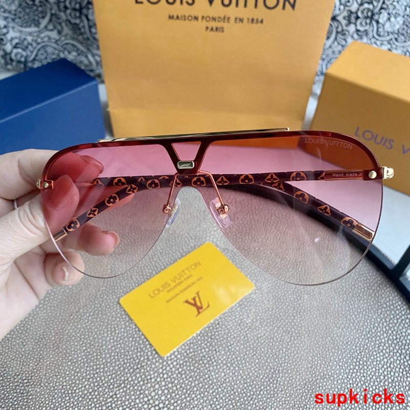 Angled view of Louis Vuitton unisex sunglasses