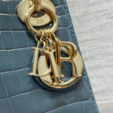 Back view of statement sleek women's handbag – women's luxury handbag