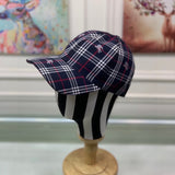 Side view of Burberry unisex cap