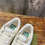 Gucci bold contrast luxury sneakers view 8 signature lace-up style