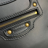 Sophisticated Faux Leather Handbag - Statement Silhouette | Women's Everyday Carry Handbag #315 - interior view (image 6) of designer-inspired handbag