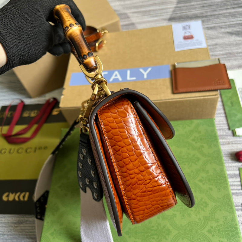 Back view of premium statement women's handbag – women's designer-style accessory
