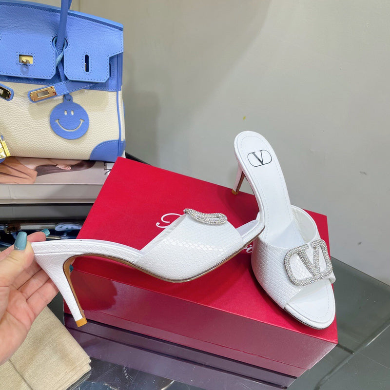 Valentino Garavani designer shoes full view