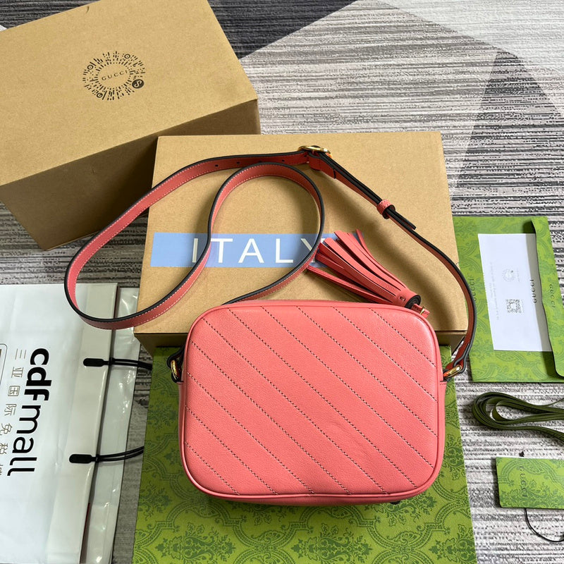 Top view of structured chic women's handbag – women's luxury accessory